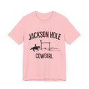 Jackson Hole, Wyoming Cowgirl Graphic Tee-23