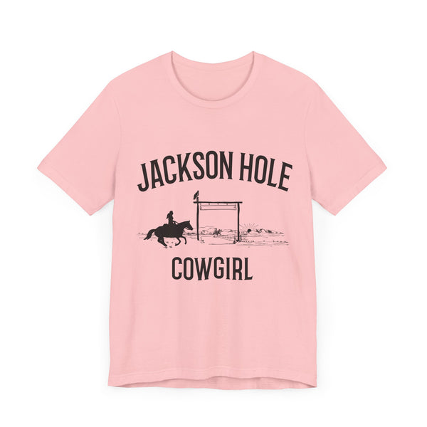 Jackson Hole, Wyoming Cowgirl Graphic Tee