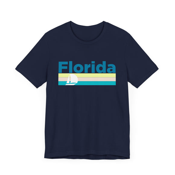 Florida T Shirt - Sailboat Graphic Florida Tee