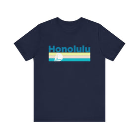 Buy navy Honolulu T Shirt - Sailboat Graphic Honolulu Tee