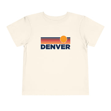 Denver, Colorado Toddler T-Shirt - Retro Sun Tee