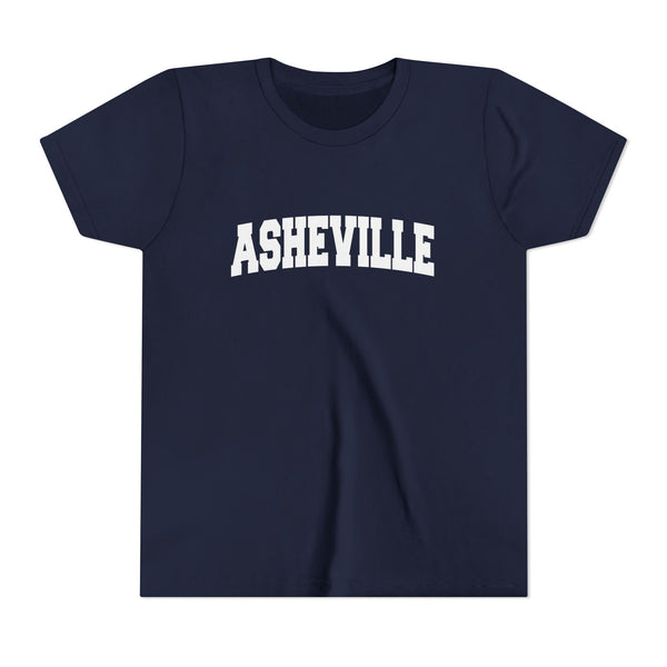 Asheville, North Carolina Youth Graphic Tee - Kids Asheville T Shirt