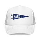 Fargo, North Dakota Pennant Trucker Hat — Retro Flag Foam Cap-5