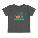 Southampton, New York Toddler T-Shirt - Retro Palm Tree Toddler Southampton Shirt-1