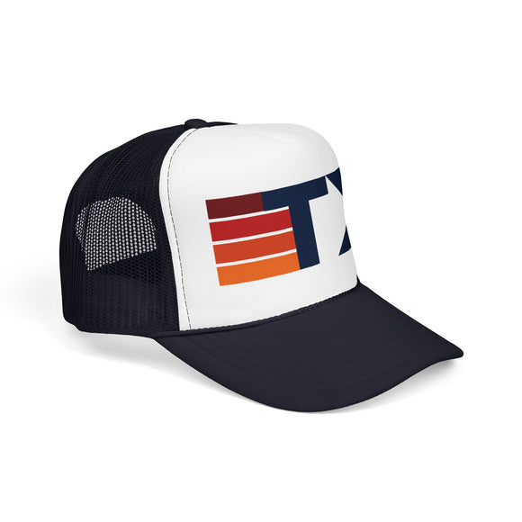 Texas Trucker Hat - TX Abbr retro cap