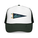 Acadia National Park Pennant Trucker Hat — Vintage Foam Mesh Cap-4