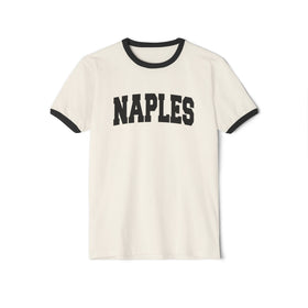 Naples, Florida Cotton Ringer Graphic Tee - Unisex Naples T Shirt, Vintage Style Tee, Men's/Women's Tee - 0