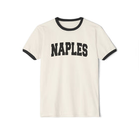 Naples, Florida Cotton Ringer Graphic Tee - Unisex Naples T Shirt, Vintage Style Tee, Men's/Women's Tee