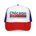 Kids Chicago, Illinois Trucker Hat Foam Bike - Youth Cap on white background
