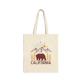 California Tote Bag - Cotton Canvas California Bag