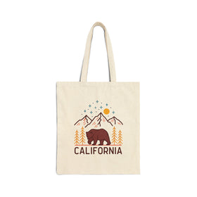 California Tote Bag - Cotton Canvas California Bag
