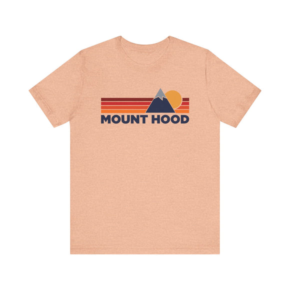 Retro Mount Hood T-shirt, Mountain Tee, Vintage Mount Hood Unisex Jersey Shirt, Outdoor Hiking Apparel