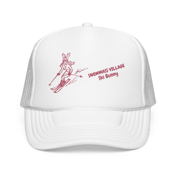 Snowmass Village, Colorado Ski Bunny Foam Trucker Hat