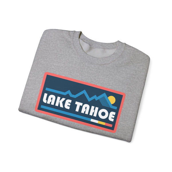 Lake Tahoe, California Sweatshirt - Mountain Graphic Crewneck