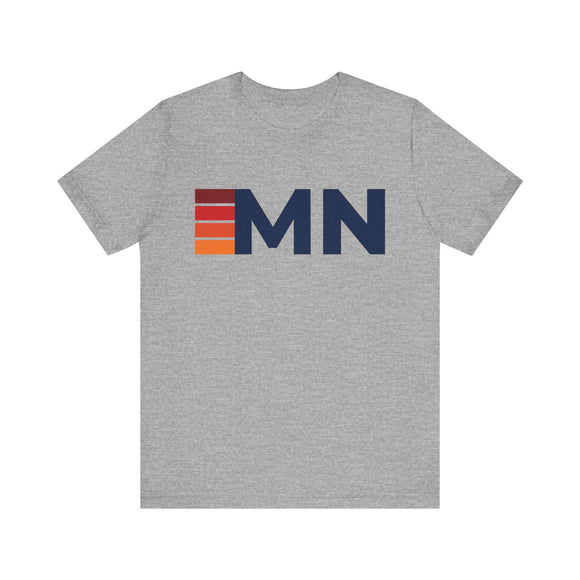 Minnesota Retro Stripes T-Shirt | Minnesota State Tee