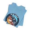 Big Sky, Montana T Shirt - Retro Ski Lift Tee-16
