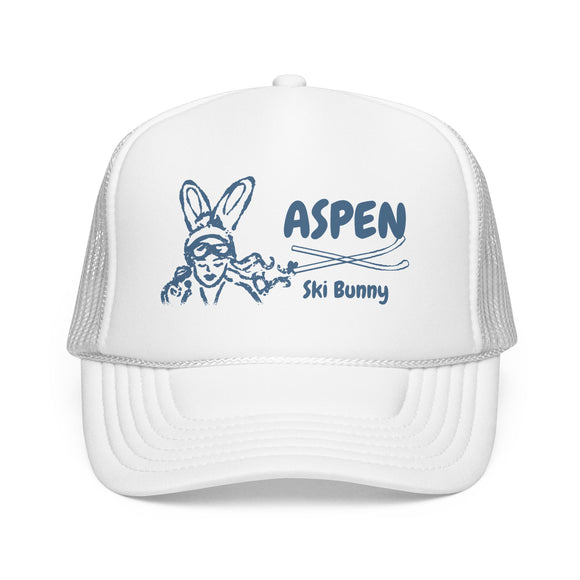 Aspen, Colorado Ski Bunny Trucker Hat