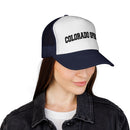 Colorado Springs, Colorado Collegiate Style Trucker Hat-25