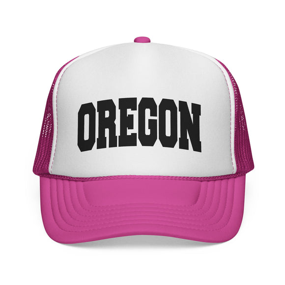 Oregon Retro Collegiate Style Trucker Hat