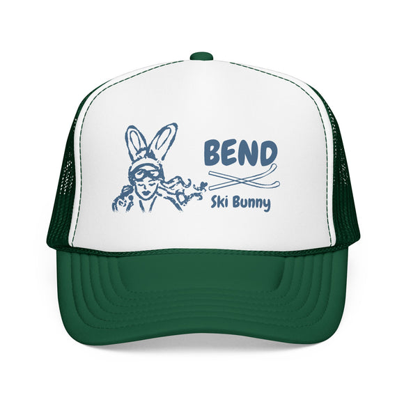 Bend, Oregon Ski Bunny Trucker Hat