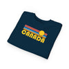 Canada Toddler Sweatshirt - Retro Sun Canada Toddler Crewneck Sweatshirt