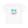 Florida Toddler T-Shirt - Retro Palm Tree Unisex Toddler Florida Shirt