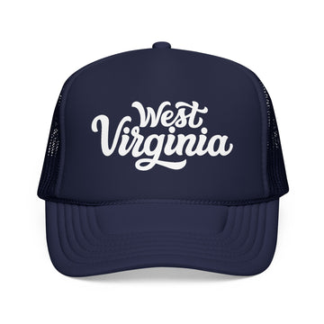 Buy dark-navy West Virginia Trucker Hat - West Virginia Cap