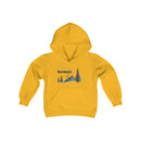 Retro Vermont Youth Hoodie - Mountain Vermont Kids Sweatshirt, Cute Vermont Children's Pullover-4