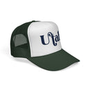 Utah Script Trucker Cap | State Retro Typography-7