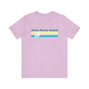 Buy lilac Anna Maria Island, Florida T Shirt - Sailboat Graphic Tee