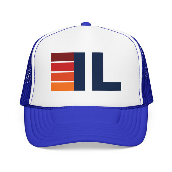 Illinois Trucker Hat - IL Abbr retro cap