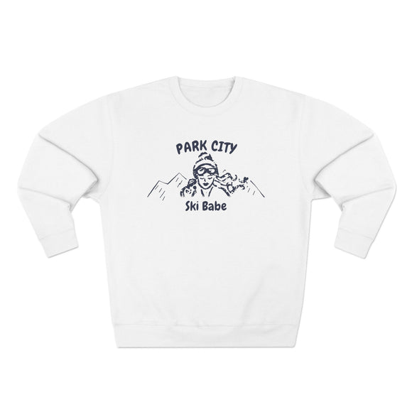 Premium Park City, Utah Ski Babe Sweatshirt