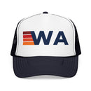 Washington Trucker Hat - WA Abbr retro cap-1