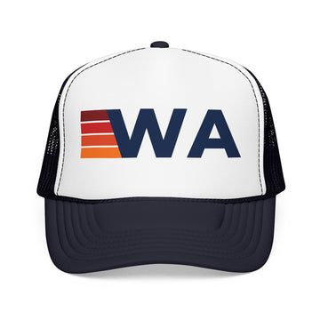 Washington Trucker Hat - WA retro cap