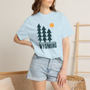 Wyoming T Shirt, Comfort Colors Cotton 100% Cotton Trees Tee-14