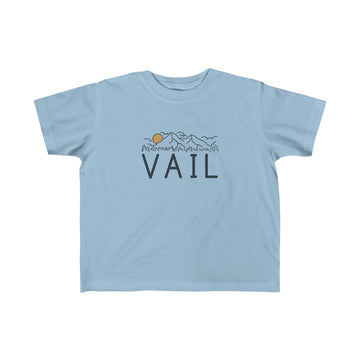 Vail, Colorado Toddler T-Shirt - Toddler Vail Shirt - 0