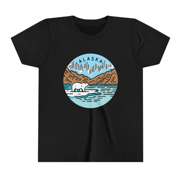 Alaska Youth T-Shirt - Unisex Kids Alaska Shirt - 0