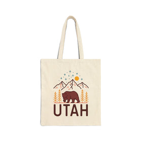 Utah Tote Bag - Cotton Canvas Utah Bag