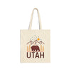 Utah Tote Bag - Cotton Canvas Utah Bag
