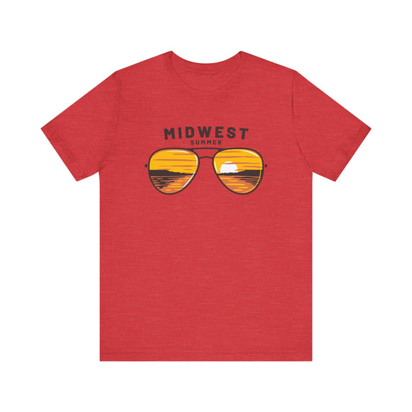 Midwest T Shirt - Sunglasses Lake Graphic Midwest Tee