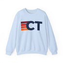 Connecticut Retro Sweatshirt | Retro Stripes Connecticut-4