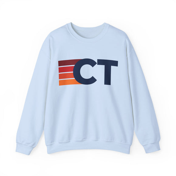Connecticut Retro Sweatshirt | Retro Stripes Connecticut