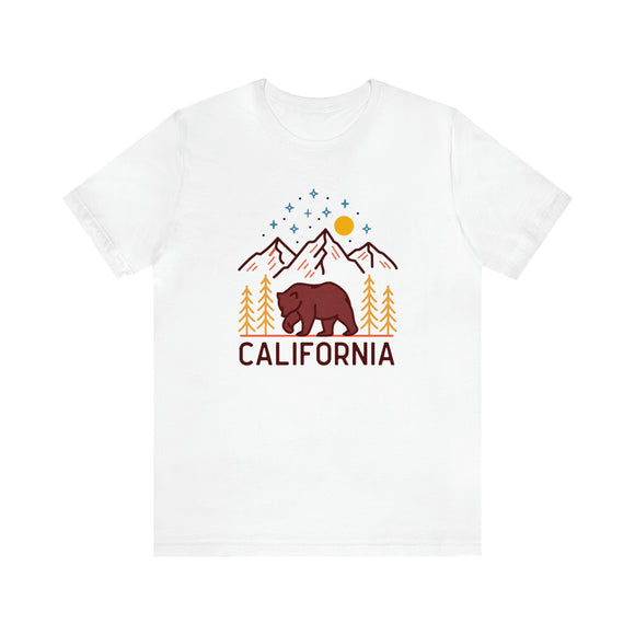 California T-Shirt - Retro Unisex California Shirt