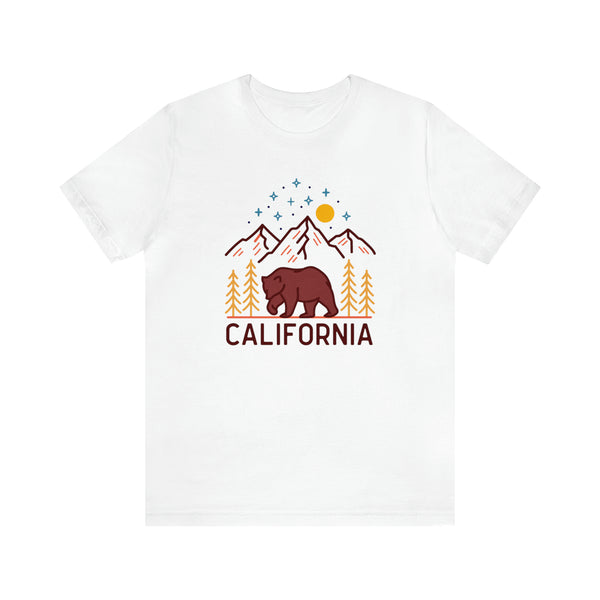 California T-Shirt - Retro Unisex California Shirt