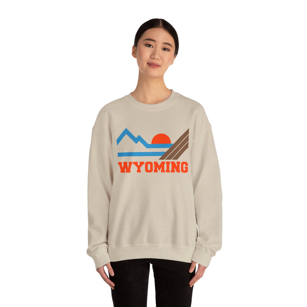 Wyoming Sweatshirt - Mountain Wyoming Crewneck Sweatshirt
