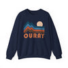 Ouray, Colorado Sweatshirt Retro Mountains, Ouray Unisex Graphic Crewneck