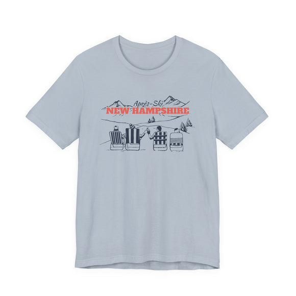 New Hampshire Après-ski T-Shirt - Vintage Mountain Graphic Tee