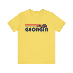 Buy maize-yellow Georgia T Shirt - Retro Jetski PWC Graphic Georgia Tee