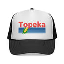 Topeka, Kansas Retro Corn and Farm Trucker Hat-2