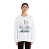 Alaska Sweatshirt - Mountain Illustration Graphic Crewneck